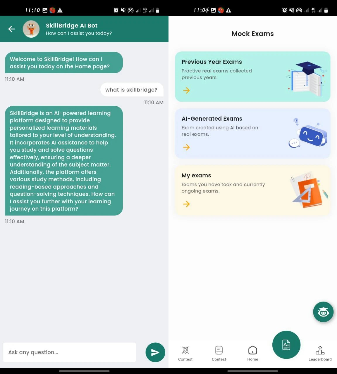 SkillBridge — AI-Powered Exam Prep App – screenshot 3
