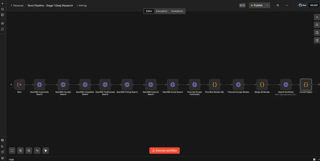 n8n Content Pipeline: Topic to Published SEO Article in Under 4 Minutes, screenshot 2 of 7